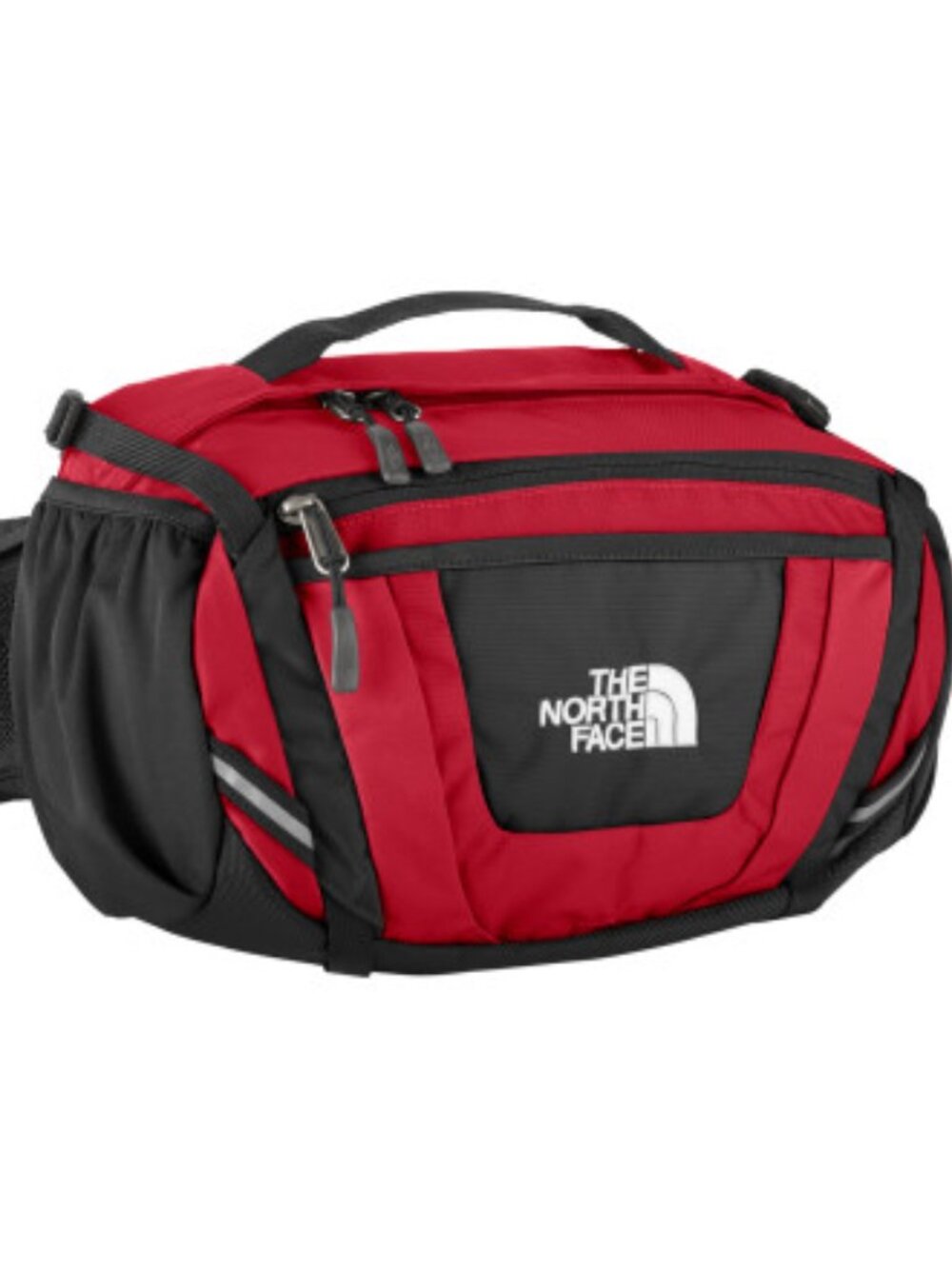 The North Face Fanny Pack Adult Black Sport Hiker Multi-Pocket Lumbar Waist Red